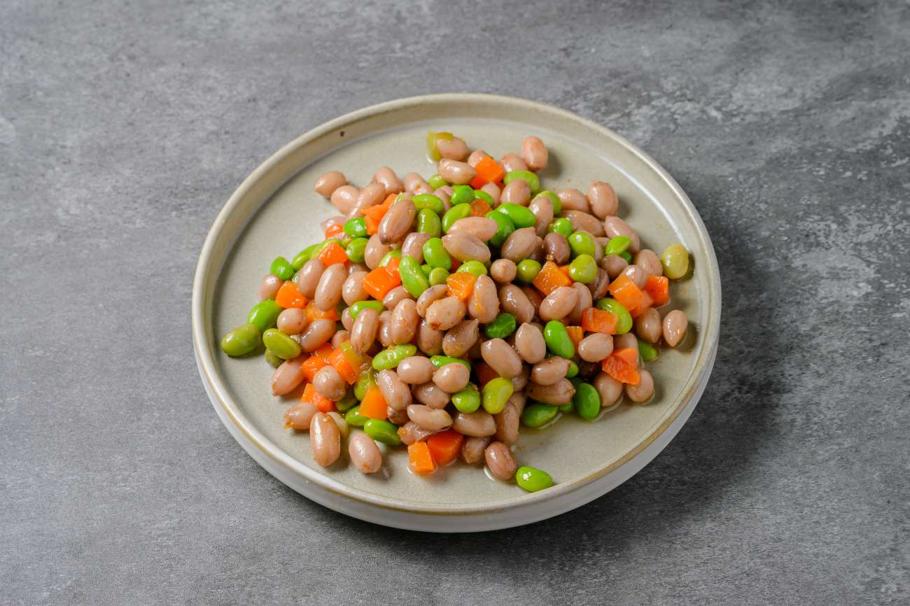 毛豆拌花生